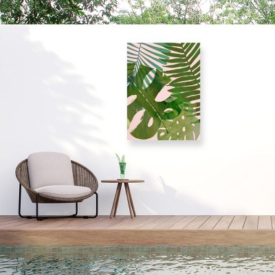 "Tropical Tangle Ii" Outdoor Canvas