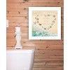 No Selfies in the Bathroom ¨C Sea by Trendy Decor 4U, Ready to Hang Framed Print, White Frame - 2 of 3