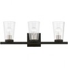 Livex Lighting Cityview 3 - Light Vanity in  Black/Brushed Nickel - 4 of 4