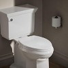 Attop Slow Close Toilet Seat, Elongated Toilet Seat, Grip-Tight Bumpers Quick-Attach Hardware, White - 3 of 4