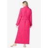 Dreams & Co. Plus Size Long Terry Robe - 3 of 4