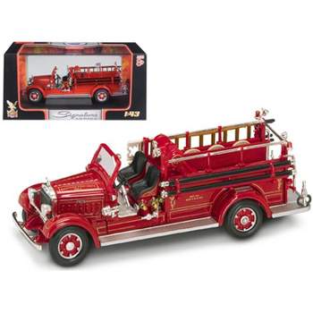 1935 Mack Type 75BX Fire Engine Red 1/43 Diecast Model Car by Road Signature