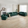 Sapphtopaz Modern Cloud Sofa Couches for Living Room with 2 Layer Upholstered Comfy Sofa with Chenille Fabric for Living Room,Apartment - 2 of 4