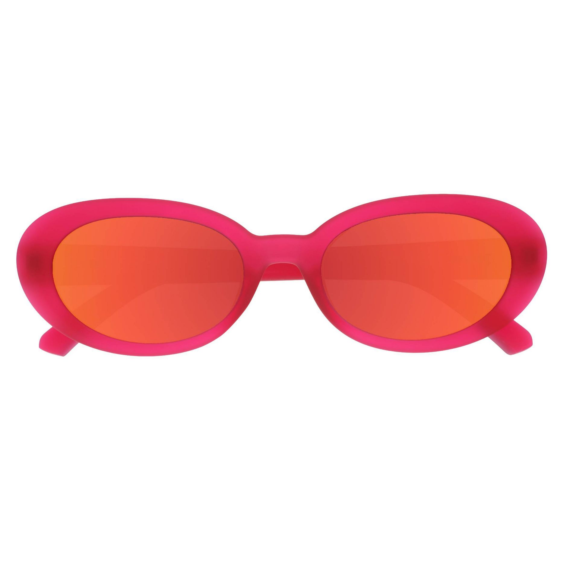 goodr Dancing Through Dimensions Beat G Oval Sunglasses - Red