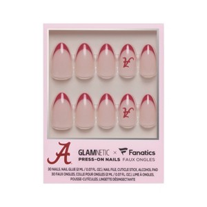 Glamnetic x Fanatics Alabama Crimson Tide Press-On Nails - 30ct - Ulta Beauty - 1 of 4