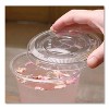 Karat PET Lids, Flat with Straw Slot, Fits 12 oz to 24 oz Cold Cups, Plastic, Clear, 1,000/Carton - 4 of 4