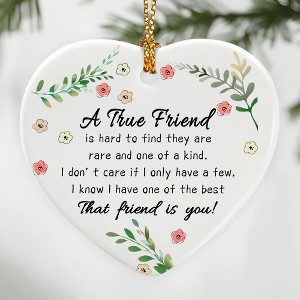 A True Friend is Hard to Find They are Rare and One of a Kind - Birthday, Christmas Friendship Gift | Gifts for Best Friend, Bestie - 1 of 4