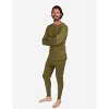 Leveret Matching Family Pajamas – Solid Olive – 100% Cotton – Customizable for Personalization - 2 of 4