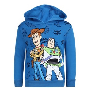 Disney Toy Story Woody and Buzz Lightyear Boys Pullover Hoodie for Toddler, Little and Big Kids - 1 of 2