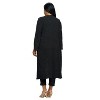 L I V D Women's Split Sleeve Cardigan and Pants Set - 3 of 3