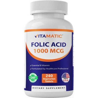 Folic Acid 1 mg - 240 Tablets