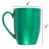 Elanze Designs Always With You Emerald Green 10 ounce New Bone China Coffee Cup Mug - 4 of 4