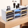 YIYIBYUS Countertop Literature Organizer, Desktop Bill File Organizer for Office Home School - 3 of 4