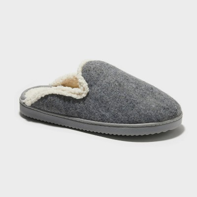 Dluxe By Dearfoams Women's Dolly Felted Bootie Slippers - Gray Xl