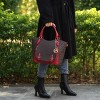 MKF Collection Talula Signature Printed Vegan Leather Women’s Satchel Bag by Mia K - 3 of 4