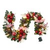 6ft Lighted Garland with 20 Waterproof LED Lights for Mantle, Stairs, Railing, Table, Door, Fireplace - 2 of 4