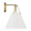 Crystorama Lighting Xavier 1 - Light Sconce in  Vibrant Gold/White - 2 of 3