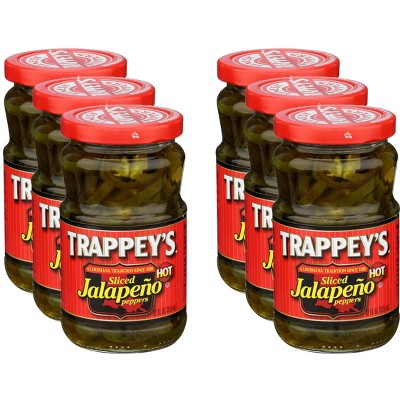Trappey's Sliced Jalapeno Peppers - Case of 6 - 12 oz