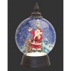 Christmas Santa Snow Globe – Acrylic 9.25H – Indoor Holiday Decor – By Melrose - 3 of 3