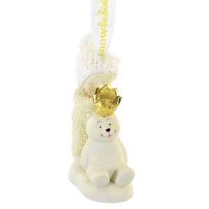 Snowbabies 3.0 Inch Royal Bear Ornament Christmas Teddy Tree Ornaments - 1 of 3