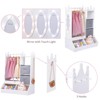 ODK Girls Dress Up Storage with Light & Mirror - Kids Armoire with Clothing Rack, Storage Shelves & Bins, Wardrobe Organizer for Toys & Clothes - 4 of 4