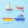 MyKids-USA Summer Boys’ Various Boats Cartoon Pattern T-shirt in European and American Style - 3 of 3