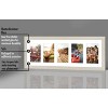 Americanflat 8x24 Collage Picture Frame with Five 4x6 Displays in Light Wood - Composite Wood with Shatter Resistant Glass - 4 of 4
