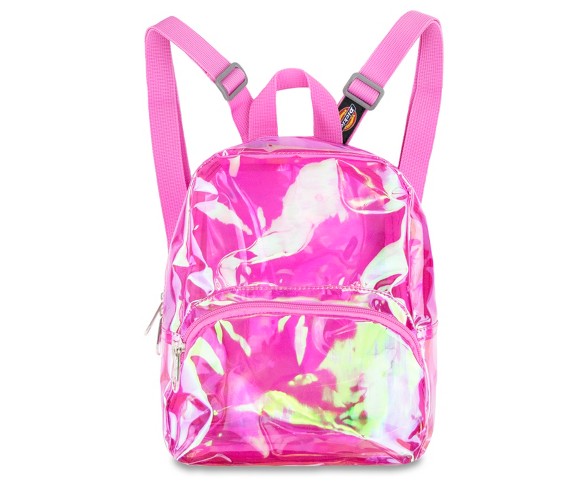 dickies iridescent festival mini backpack It features main and front zippable compartments with a web haul loop to carry your bag by hand whenever necessary Dickies Mini Festival Backpack Iridescent
