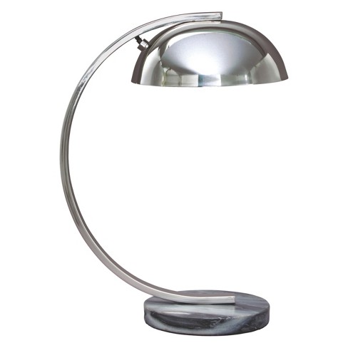 Haden Metal Desk Lamp Chrome Signature Design By Ashley Target