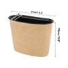 Unique Bargains Car Trash Can Hanging Car Door Faux Leather Plastic Trash Bin 1 Pc - 4 of 4