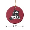 Lenoir-Rhyne University Primary Logo Porcelain Holiday Christmas Tree Ornament - 3 of 4