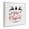 Stupell Industries Merry Christmas with Reindeer, 14" x 11" - 3 of 4
