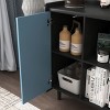 ORRD Sideboard Buffet Cabinet, Black with Red Doors, 2 Drawers & 2 Open Compartments, Modern Coffee Bar for Kitchen & Dining Room - 4 of 4