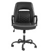 NicBex Adjustable Office Chair with Wheels,Modern Ergonomic Computer Chair,Faux Leather Swivel Desk Chair for Adult,Student - 2 of 4