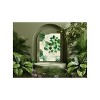 Cottage Garden West of The Wind Elemental Green, White 30 x 40 Inch Waterproof Gallery Wrapped Canvas, Outdoor Garden, Yard, Patio All Weather Hanging - 2 of 2