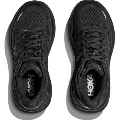 HOKA Men's Bondi 9 Running Shoes Black/Black, Size 9 — фото 3