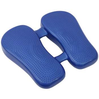 CanDo Inflatable Reciprocal Stepper Cushion for Balance and Fitness Excercises, Blue One Size