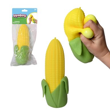 Sunny Days Squeezy Corn on the Cob Fidget Toy