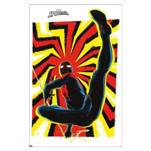 Trends International Marvel Comics Spider-Man - Gallery Edition Miles Framed Wall Poster Prints - 1 of 4