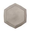 Side Table, Living Room Side Table, Lightweight Concrete End Table, Geometric Shape Bedside Table For Patio - 4 of 4