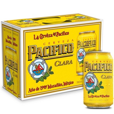 Pacifico Clara Mexican Lager Beer - 12pk/12 fl oz Cans