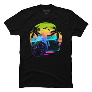 Men's Design By Humans Retro Photography By clingcling T-Shirt - 1 of 4