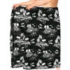 LA LEELA Men's Pareo Beach Sarong Party Wraps One Size Black - 2 of 4