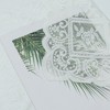 Unique Bargains Polyester Square  Lace Tablecloths with Floral Design for Weddings Birthday Party Decoration - 3 of 4