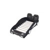 Bellemave Twin Size Car-shaped Bed Frame for Kids, Boys, Race Car Platform Bed with Wheels, Black - 4 of 4