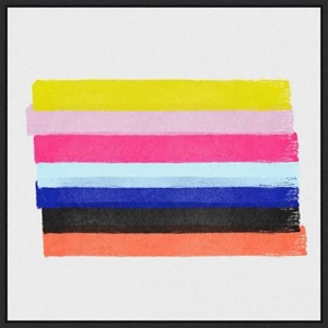Amanti Art Linear Illusions III by Christine Essue Canvas Wall Art Print Framed 22 x 22-in. - 1 of 4
