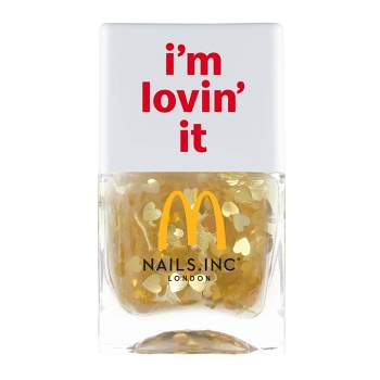 Nails Inc. x McDonald Nail Polish - I'm Lovin It Nail Topper - 0.47 fl oz
