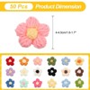 Unique Bargains Cotton Handmade DIY Floral Embroidered Applique Patches 50 Pcs - 2 of 4
