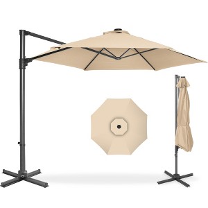 Best Choice Products 10ft 360° Rotating Cantilever Offset Hanging Patio Umbrella - 1 of 4