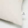 16"x42" Slub Center Stripe Oversized Lumbar Bed Pillow - Hearth & Hand™ with Magnolia - 4 of 4